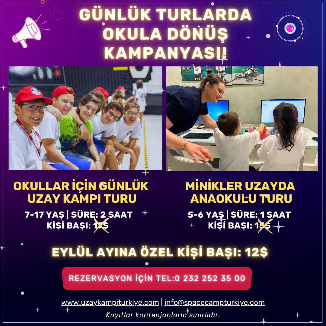 Günlük Turlarda Okula Dönüş Kampanyası